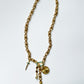 REVIVAL GOLD-FILLED CHARM NECKLACE