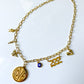 SUNDAY GOLD-FILLED CHARM NECKLACE