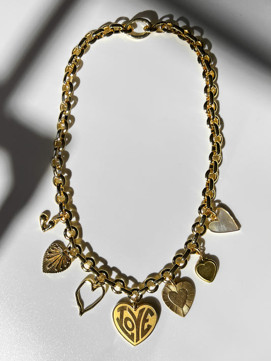 FREYA GOLD-FILLED CHARM NECKLACE